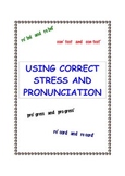 Common Core RF.4.3a: Using Context for Stressed Syllables