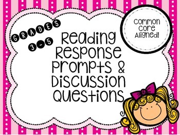 Preview of Common Core Reading Response & Discussion Prompt Cards