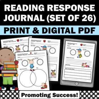 Preview of Reading Response Sheets Journal Independent Reading Activities Guided Groups
