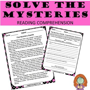 Preview of Common Core Reading Test Review High Interest Mysteries with Activities NO PREP