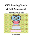 Common Core Reading Vocab Centers for Big Kids