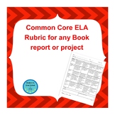 Common Core Rubric for any Book report or project- Grade 6, 7, 8