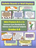 Common Core Science & Technical Subjects Mini Posters Grade 6-8