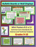 Common Core Science & Technical Subjects Mini Posters Grade 9-10