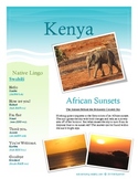 Science and Art - Kenyan Sunsets (Includes "The Elephant's