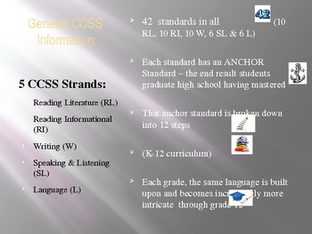 Preview of Common Core Scope & Sequence Overview Power Point
