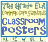 Common Core Seventh Grade ELA Posters (I can . . . )