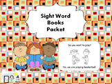 Kindergarten Sight Word Books Packet