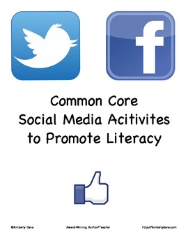 Preview of Common Core Social Media Activities to Promote Literacy