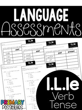 Preview of Common Core Standard Language Arts Assessment 1.L.2 (1.L.2e)