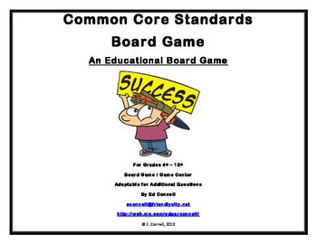Preview of Common Core Standards Board Game