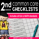 Common Core Standards Checklist-Second Grade