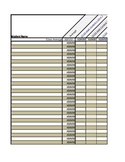 Common Core Standards, First Grade Math: Mastery/Grade Tracking Spreadsheet