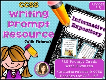 Preview of Informative/Expository Writing Prompt Cards - Distance Learning