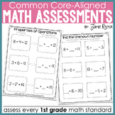 Common Core Standards Math Quick Assessments 1st Grade
