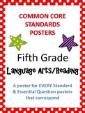 Common Core Standards Posters AND Essential Questions-Fift