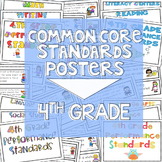 4th Grade Common Core Standards Posters | I Can Statements