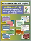 Common Core Science & Technical Subjects Mini Posters Grade 11-12