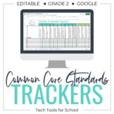 Common Core Standards Trackers for Second Grade