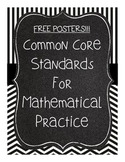 Common Core Standards for Mathematical Thinking Posters- FREE