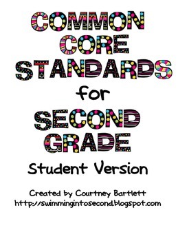 Preview of Common Core Standards for Second Grade