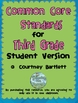 Common Core Standards for Third Grade by Swimming into Second | TpT