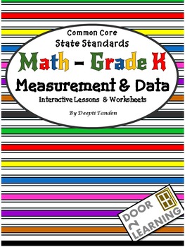 Preview of Common Core State Standards Math - Grade K Measurement & Data