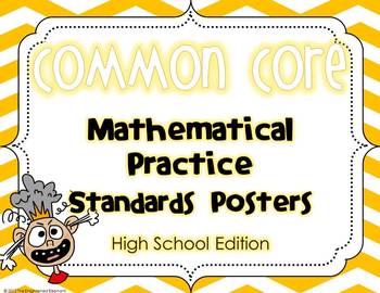 Preview of Common Core State Standards for Mathematical Practice Posters Secondary Edition