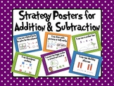 Common Core Strategy Posters for Addition and Subtraction