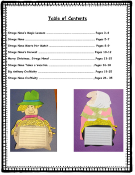 Common Core ~Strega Nona Books~ Comprehension Activities and Crafts!