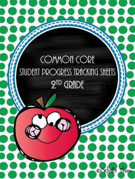 Preview of Common Core Student Progress Tracking Sheets {2nd Grade}