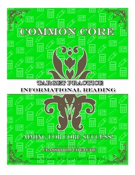 Preview of Common Core - Target Practice - Informational  Grade 5 by Classroom Couture