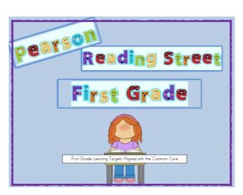 Preview of 2011 Common Core Target Skills Reading Street 1st Grade Unit 3