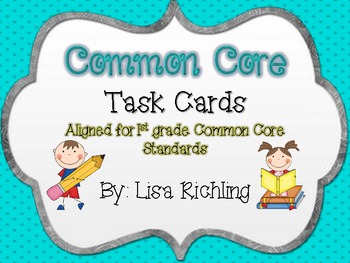 Preview of Common Core Task Cards