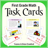 Math Task Cards - First Grade Math Common Core - All Math 