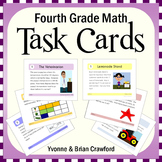 Math Task Cards - Fourth Grade Math Common Core - All Math