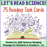 Science Reading Task Cards