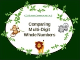 Common Core Task Cards for Comparing Multi-Digit Whole Numbers