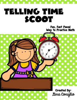 Preview of Telling Time Scoot Game