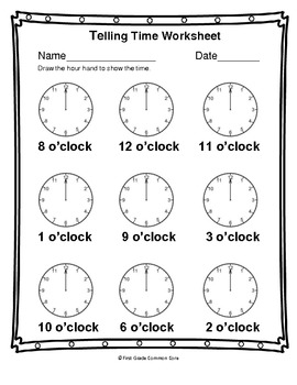 Common Core Telling Time Unit by Common Core AND Much More | TpT