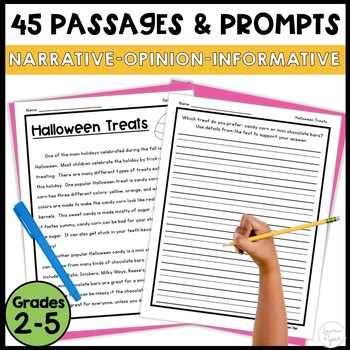 common core writing prompts with passages