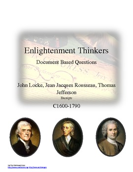 Preview of Common Core: The Great Thinkers of the Enlightenment DBQs