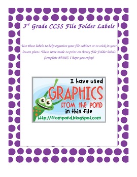 Template For Avery 8593 File Folder Labels 2 3 X 3 7 16