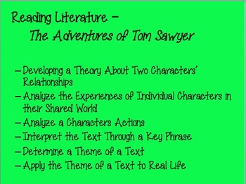 Preview of Common Core Unit - Reading Literature (RL.7.1./RL.7.2./RL.7.6./RL.7.10.)