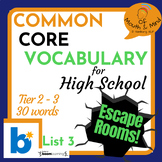 Common Core Vocabulary for High School - List 3