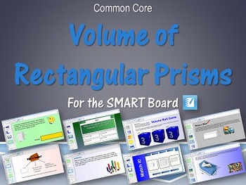Preview of Volume of Rectangular Prisms for the SMART Board