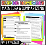 Reading Homework Review - Main Idea and Summarizing - Comm