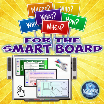 Preview of Who What When Where Why How for the SMART Board