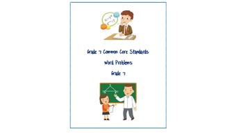 Preview of Common Core Word Problems Bundle - Grade 7