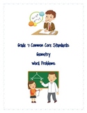Common Core Word Problems Grade 7 - Geometry